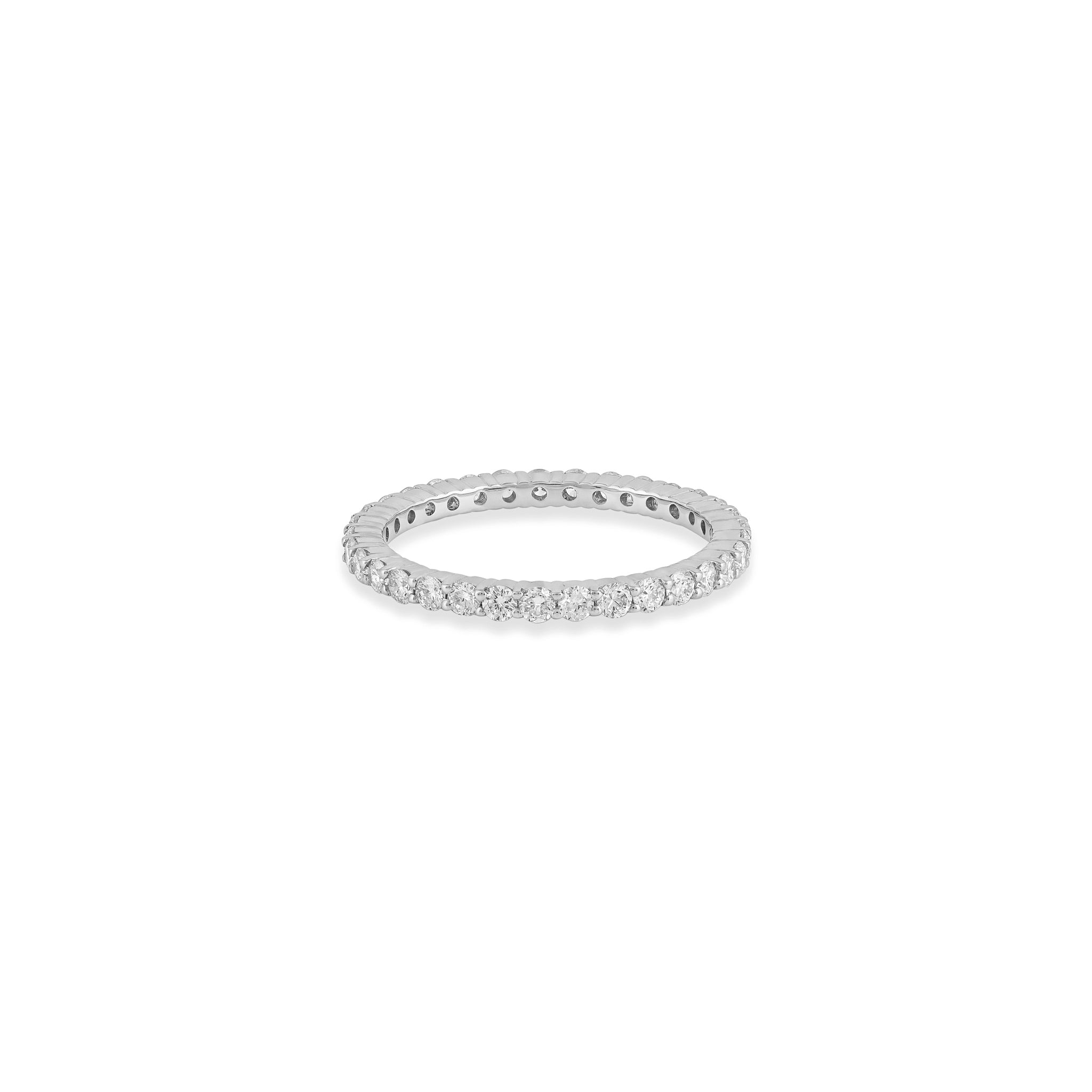 Amara Diamond Eternity Band in White Gold