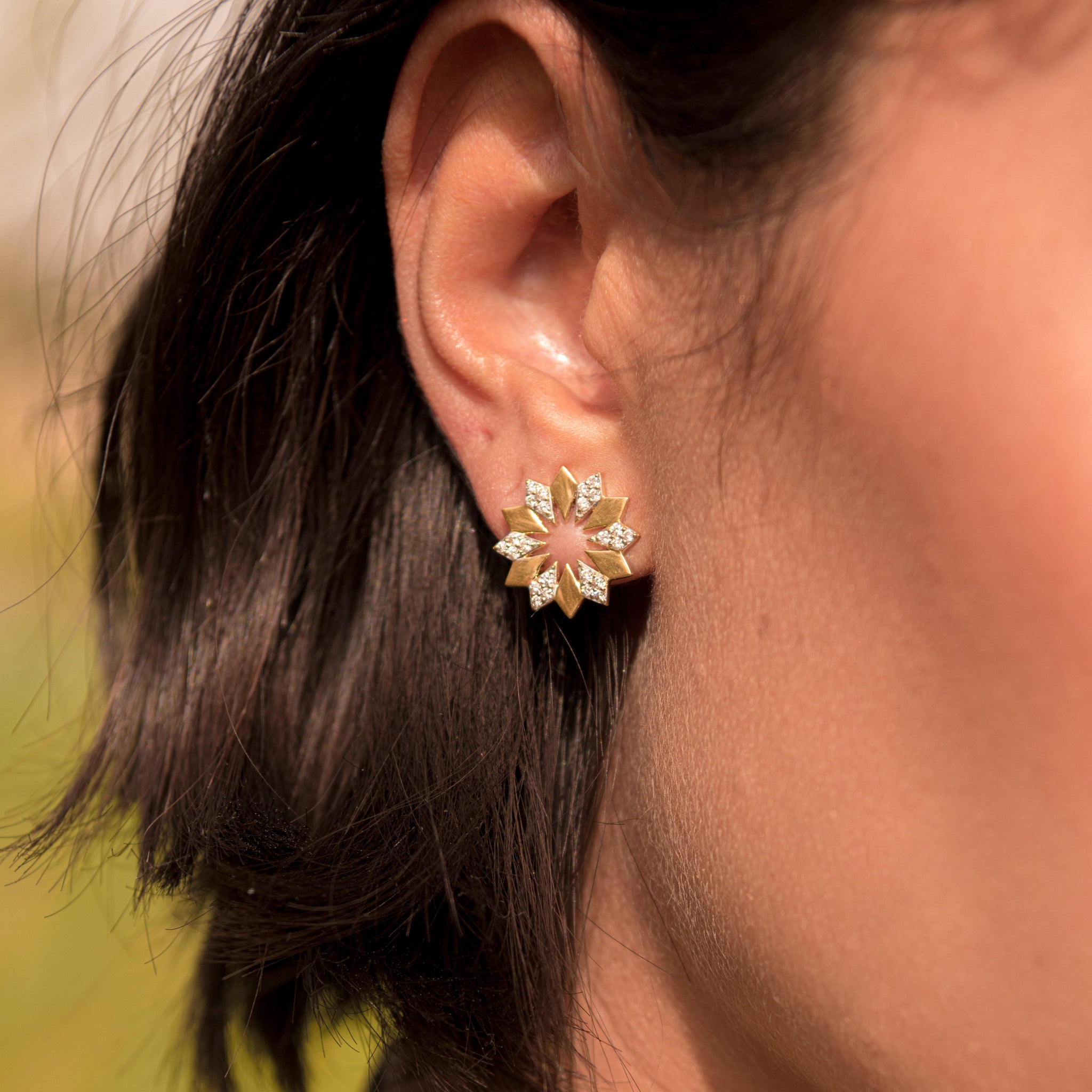 Dahlia Diamond Earrings