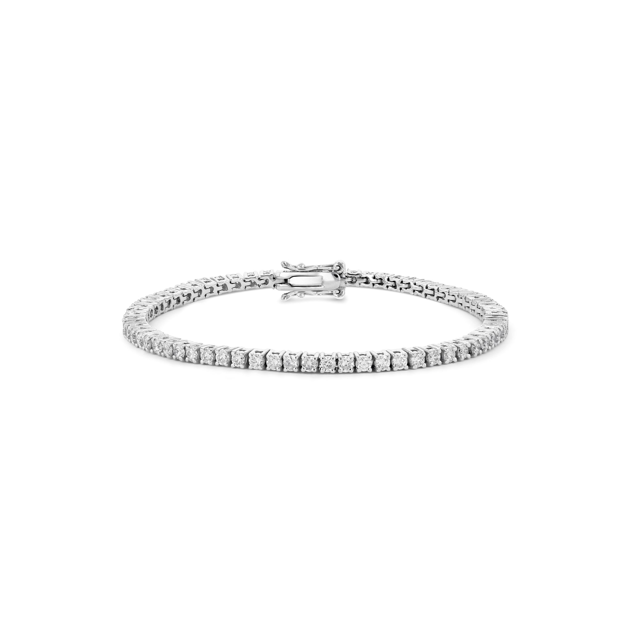 Diamond Tennis Bracelet in White Gold