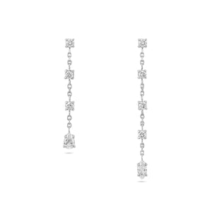 Gaia Diamond Drop Earrings