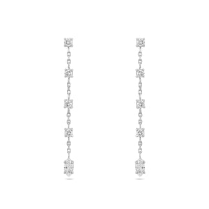 Gaia Diamond Drop Earrings