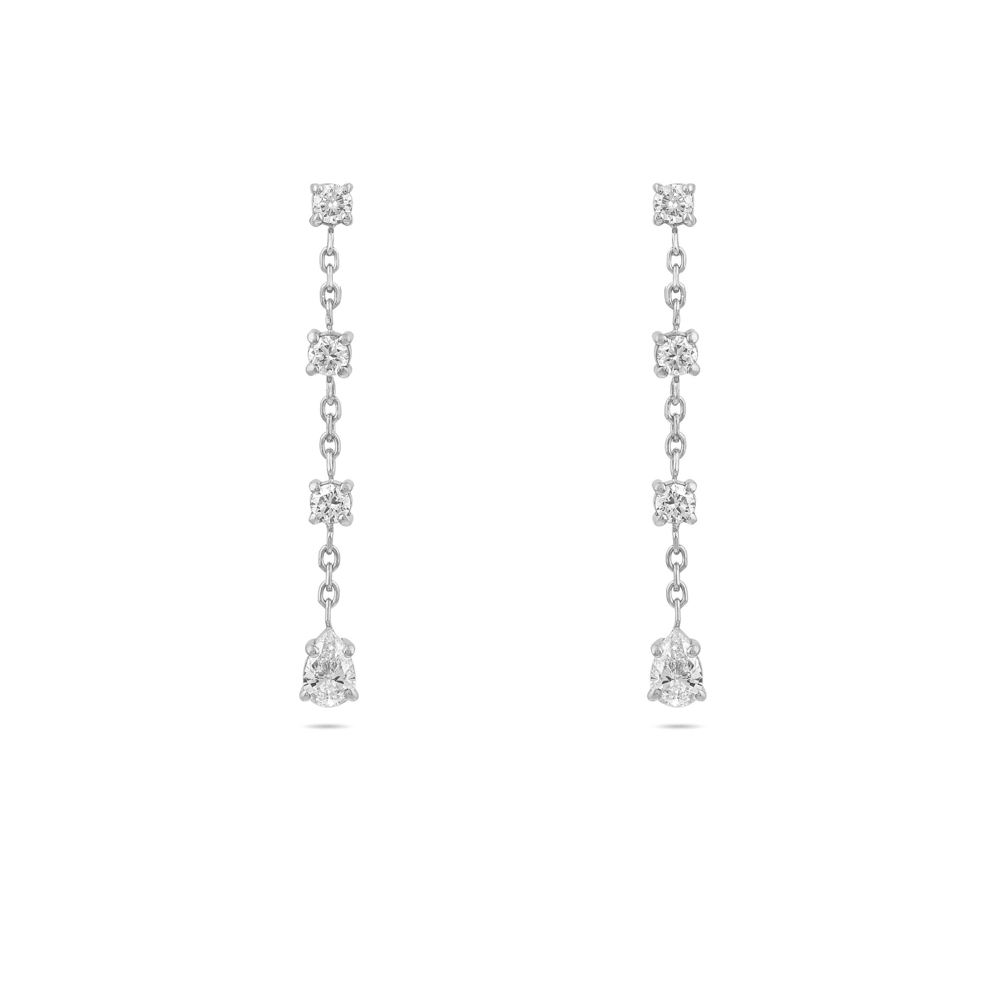 Gaia Diamond Drop Earrings