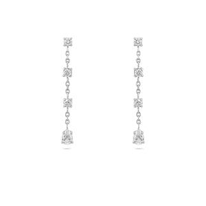 Gaia Diamond Drop Earrings