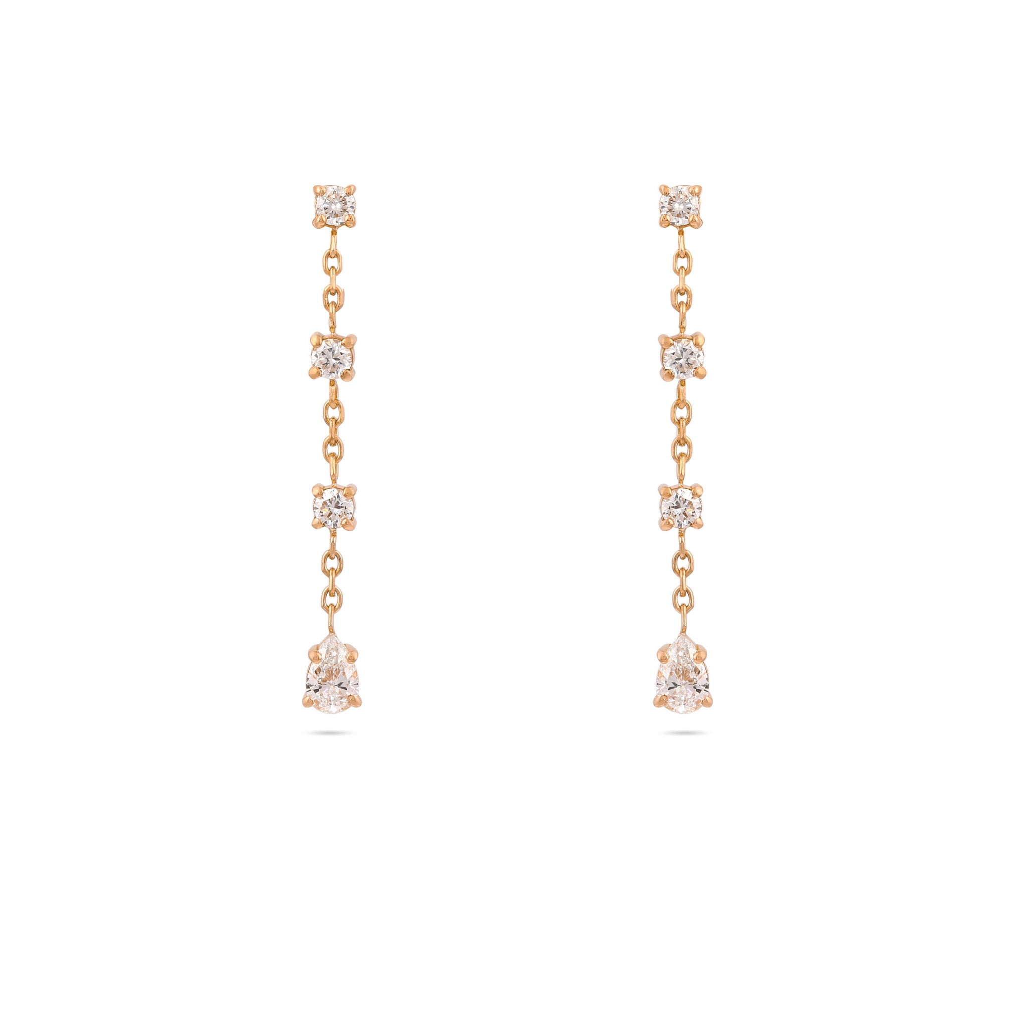 Gaia Diamond Drop Earrings