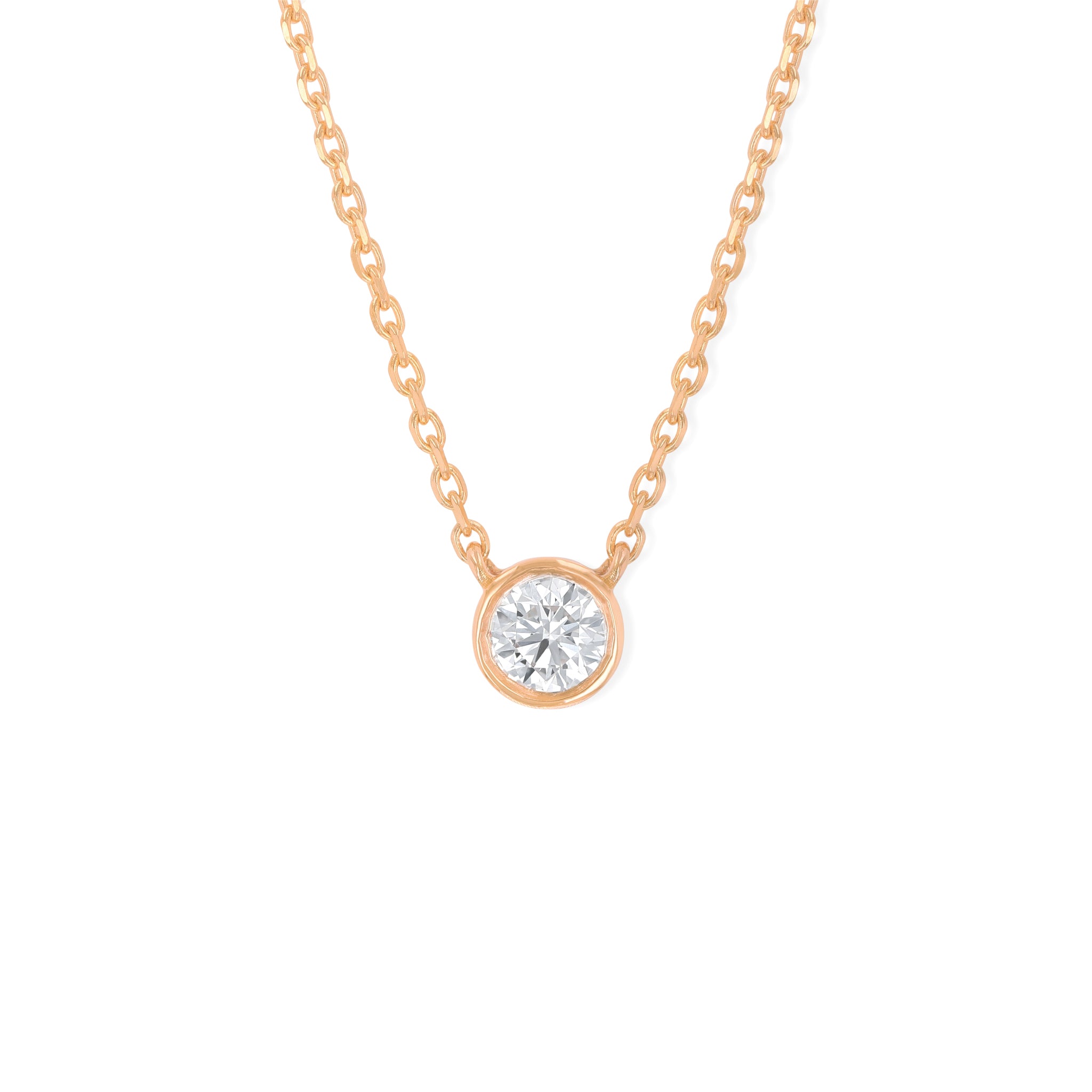 Noor Floating Diamond Necklace (Large)