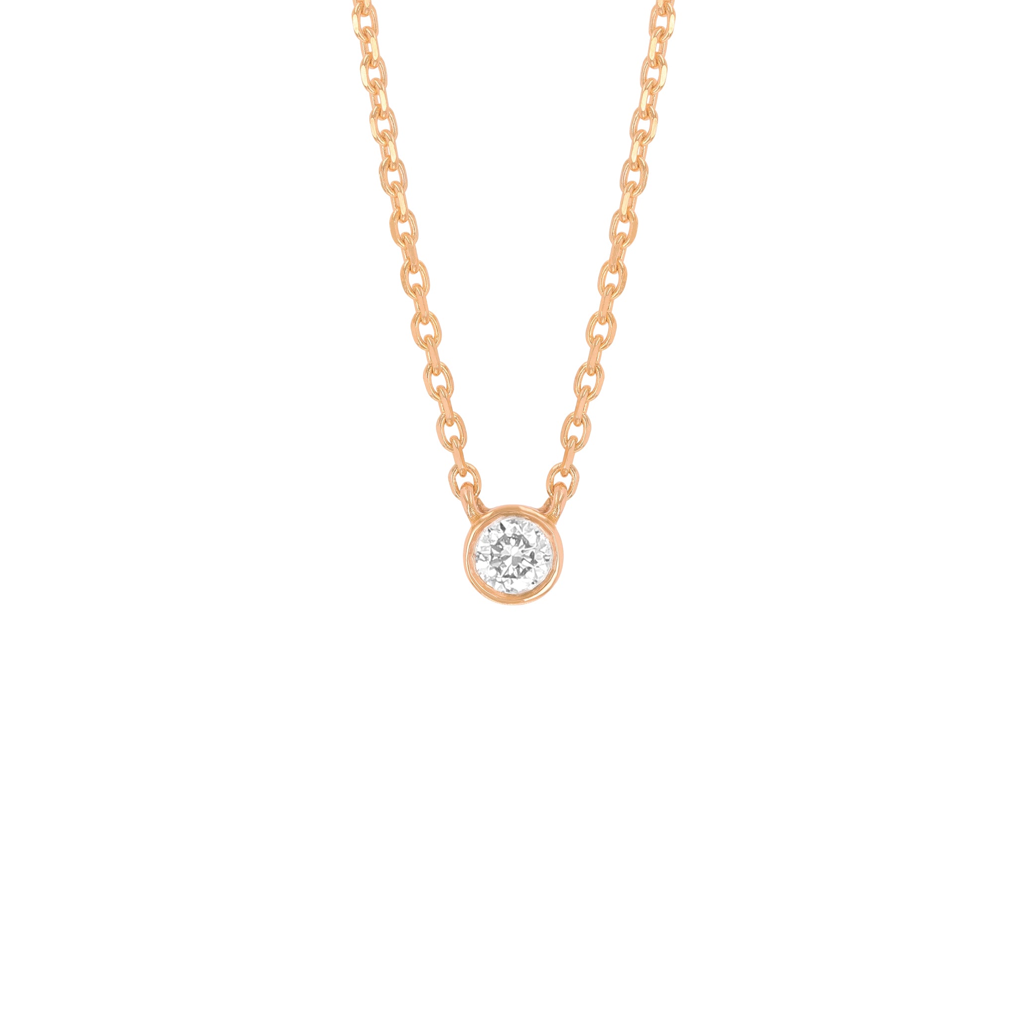 Noor Floating Diamond Necklace (Small)