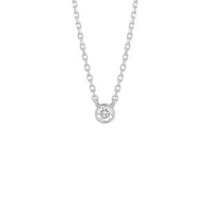 Noor Floating Diamond Necklace (Small)