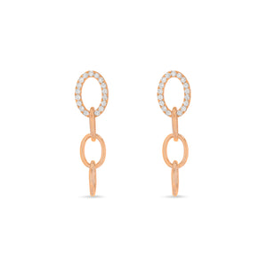 Serena Infinity Diamond Earrings