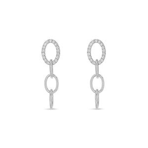 Serena Infinity Diamond Earrings