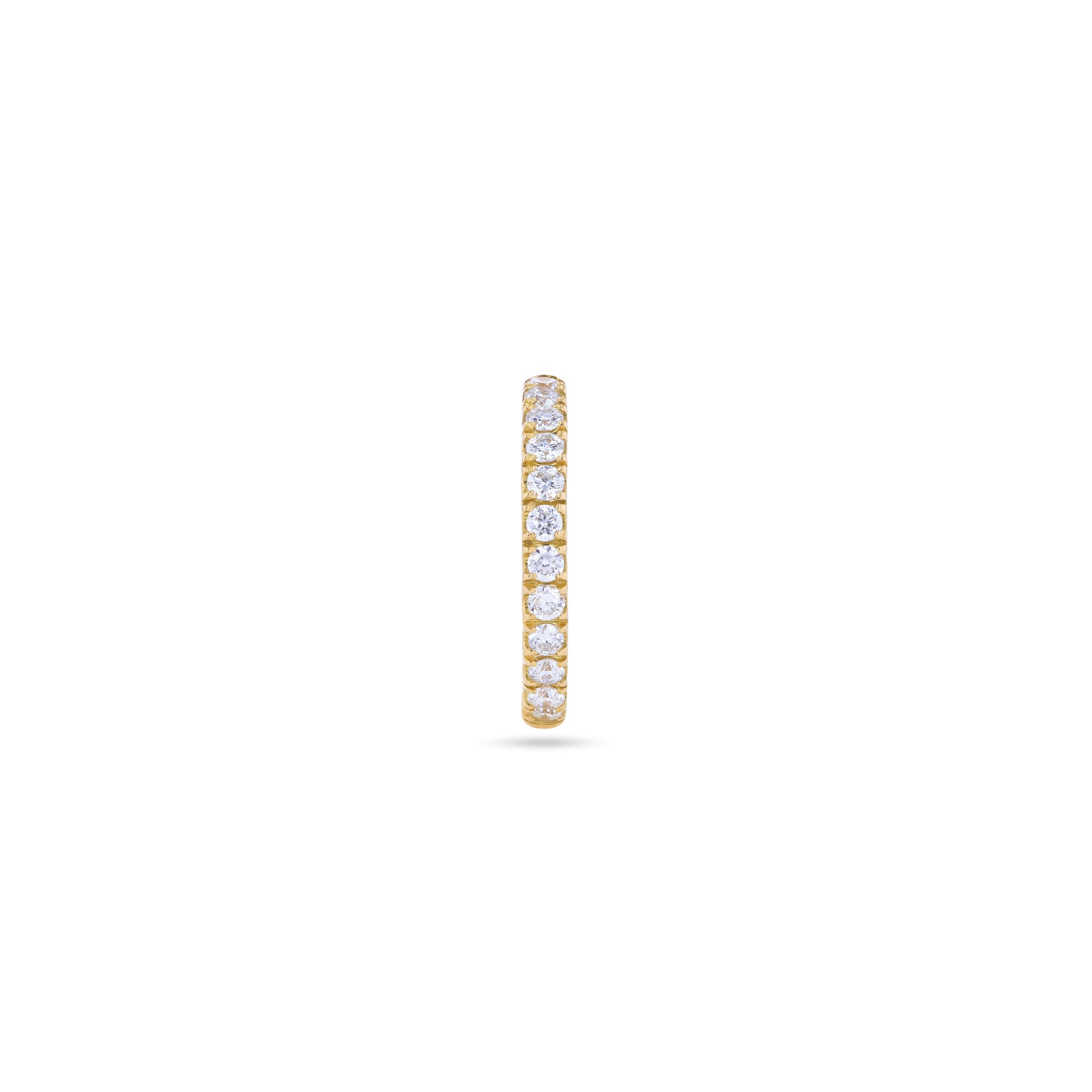 Sofia Diamond Pave Huggies in 18K Yellow Gold