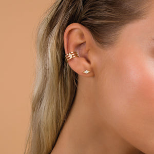 Yara Triple Hoop Ear Cuff