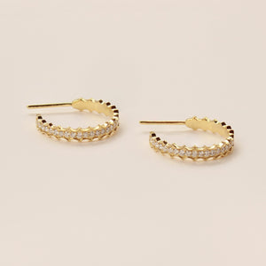 Zora Diamond Hoops